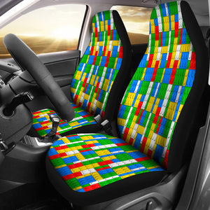 Legos Building Blocks Car Seat Covers