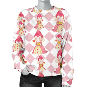Custom Made Printed Designs Women's Sweater A4 Alice In Wonderland