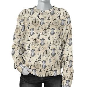 Custom Made Printed Designs Women's (P1) Sweater Steam Punk