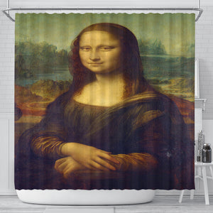 Leonardo Da Vinci Mona Lisa Shower Curtain - STUDIO 11 COUTURE