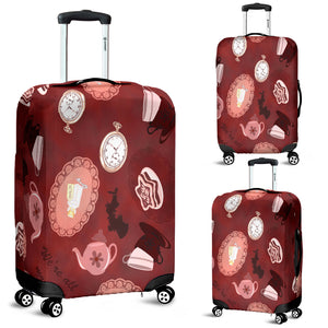Mad Hatter Alice In Wonderland Luggage Cover