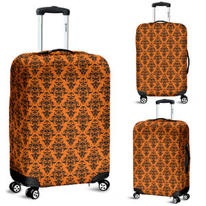 Damask Halloween Gothic Luggage Cover