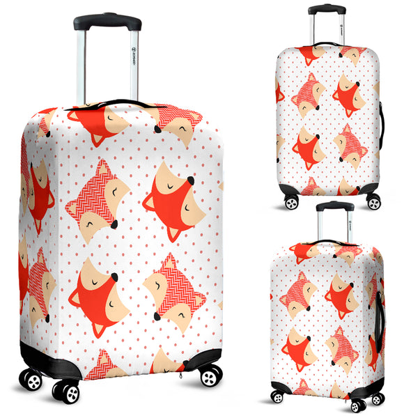 Cute Fox 10 Luggage Cover