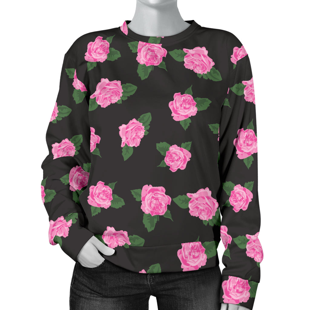 Custom Made Printed Designs Women's (B7) Sweater Ballerina Rose