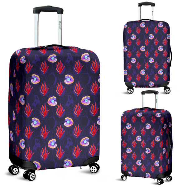 Clam Pearl Luggage Cover