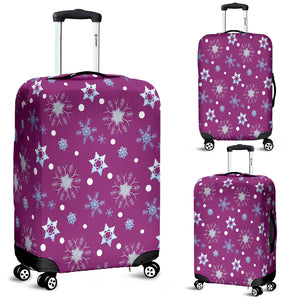 Frozen Snowing Luggage Cover - STUDIO 11 COUTURE
