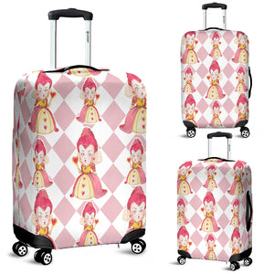 Large Queen Of Heart Alice In Wonderland Luggage Cover