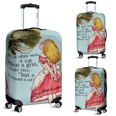 A Cat Without A Grin Luggage Cover - STUDIO 11 COUTURE