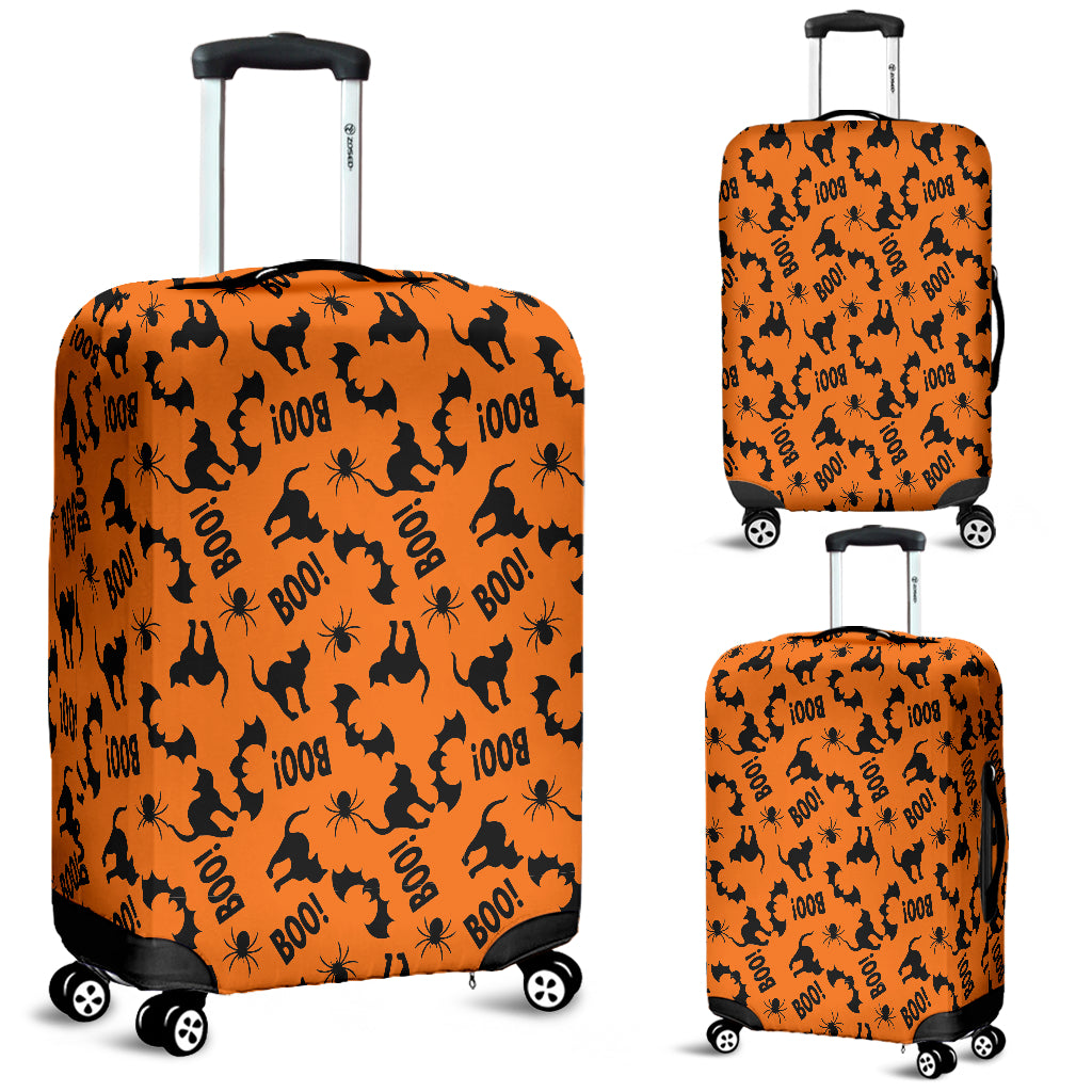 Black Cat Halloween Luggage Cover