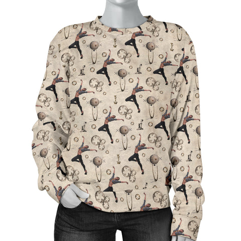 Custom Made Printed Designs Women's (P6) Sweater Steam Punk