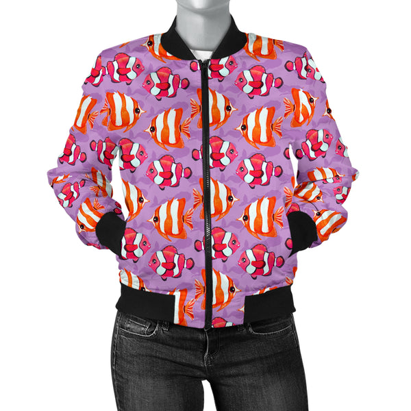 Sports Varsity Style Bomber Jacket Women (M1) Mermaid - STUDIO 11 COUTURE