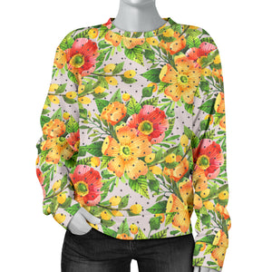 Custom Made Printed Designs Women's (F1) Sweater Floral Spring - STUDIO 11 COUTURE