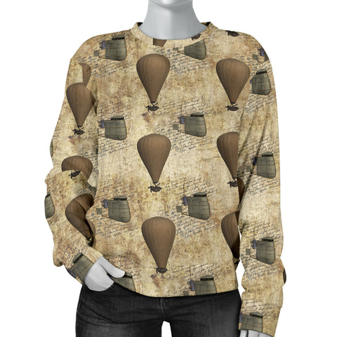 Custom Made Printed Designs Women's (P12) Sweater Steam Punk