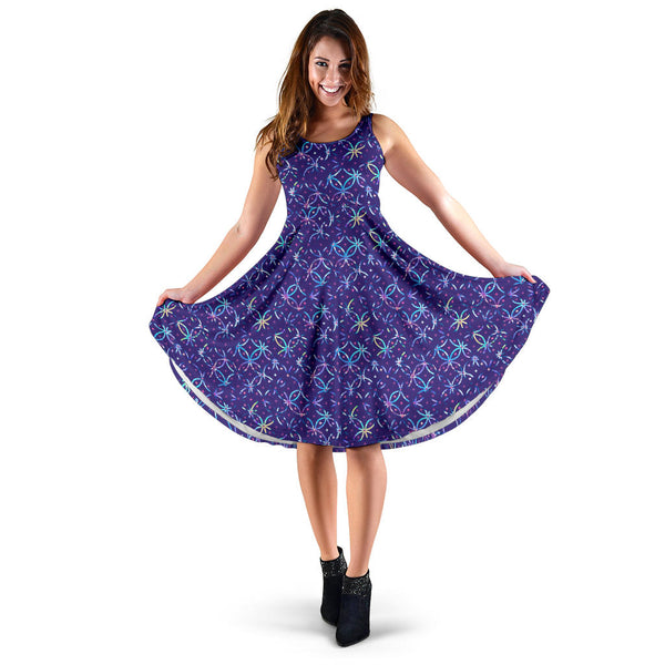 Women's Dress, No Sleeves, Custom Dress, Midi Dress, Mermaid Dress 03