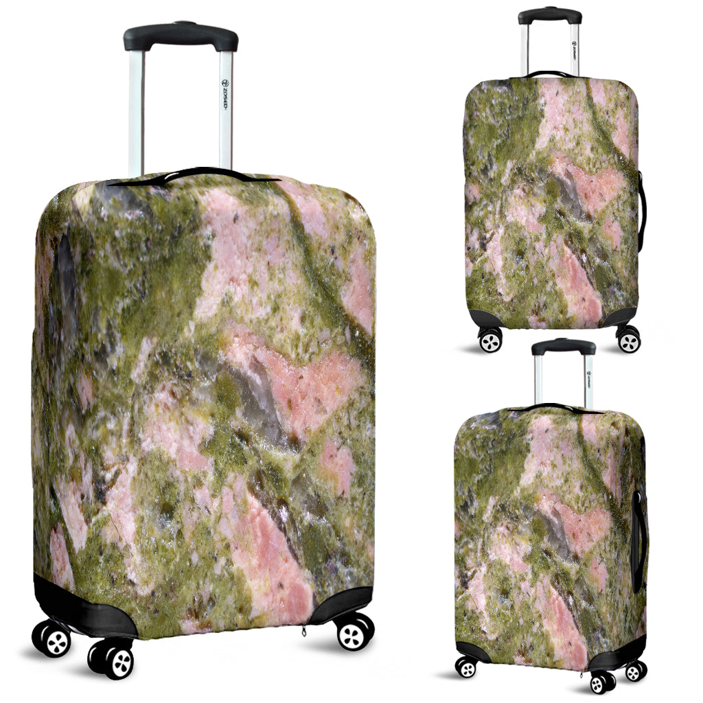 Dirty Algae Marble Tile Luggage Cover - STUDIO 11 COUTURE
