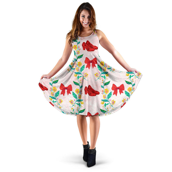 Women's Dress, No Sleeves, Custom Dress, Midi Dress, Wizard Of OZ 15