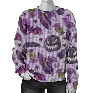 Custom Made Printed Designs Women's Witch Theme (5) Sweater