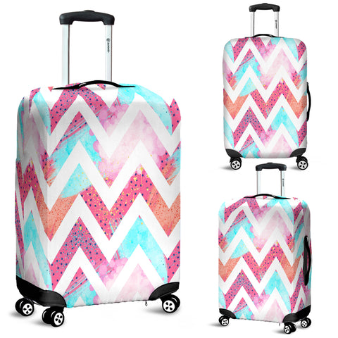 80s Fashion Girl 1 Luggage Cover - STUDIO 11 COUTURE