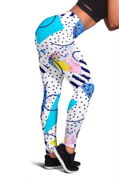Women Leggings Sexy Printed Fitness Fashion Gym Dance Workout 80's Fashion Theme A5