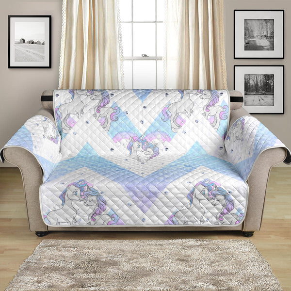 54'' Futon Sofa Protector Premium Polyster Fabric Custom Design Unicorn 10