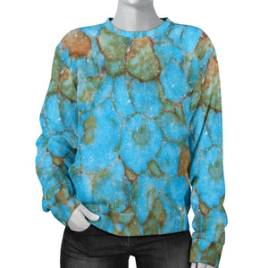 Custom Made Printed Designs Women's (M1) Sweater Marble