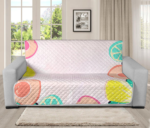 70'' Futon Sofa Protector Premium Polyster Fabric Custom Design Fruits 06