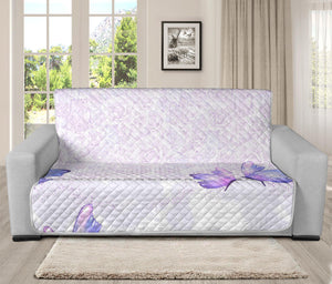 70'' Futon Sofa Protector Premium Polyster Fabric Custom Design Lady Butterfly 07