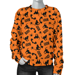 Custom Made Printed Designs Women's (T6) Sweater Halloween