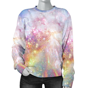 Custom Made Printed Designs Women's (U10) Sweater Galaxy
