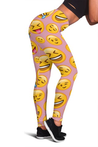 Women Leggings Sexy Printed Fitness Fashion Gym Dance Workout Emojis Theme W09