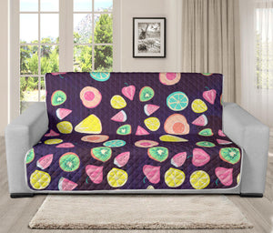 70'' Futon Sofa Protector Premium Polyster Fabric Custom Design Fruits 07