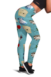Women Leggings Sexy Printed Fitness Fashion Gym Dance Workout Alice In Wonderland A10
