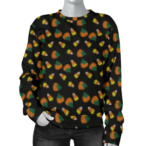 Custom Made Printed Designs Women's Trick or Treat (1) Sweater