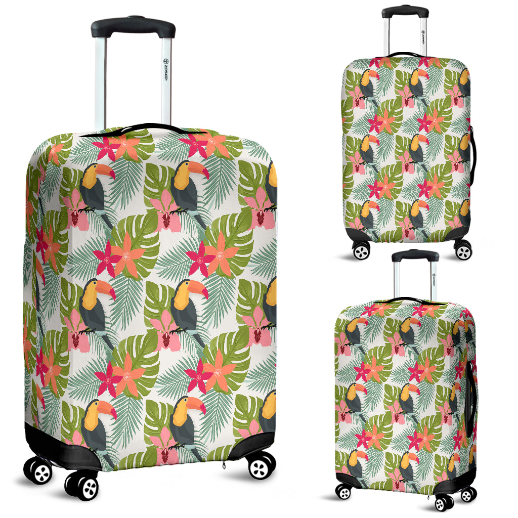 Tropical Tucan Bird Luggage Cover - STUDIO 11 COUTURE