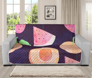 70'' Futon Sofa Protector Premium Polyster Fabric Custom Design Fruits 09