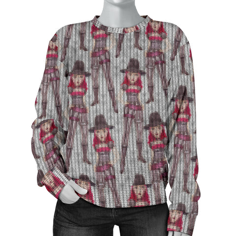 Custom Made Printed Designs Women's Vampire Theme (9) Sweater