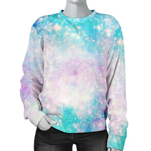 Custom Made Printed Designs Women's (U6) Sweater Galaxy