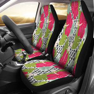 Tropical Hibiscus Flower Car Seat Covers