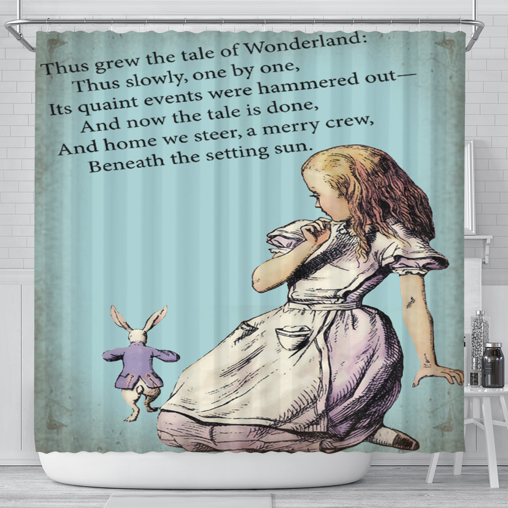 The Tale Of Wonderland Shower Curtain - STUDIO 11 COUTURE