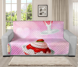 70'' Futon Sofa Protector Premium Polyster Fabric Custom Design Ice Cream 06