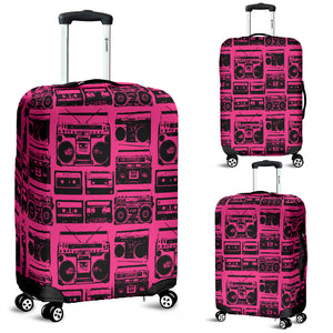 80s Boombox 6 Luggage Cover - STUDIO 11 COUTURE