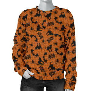 Custom Made Printed Designs Women's Trick or Treat (7) Sweater