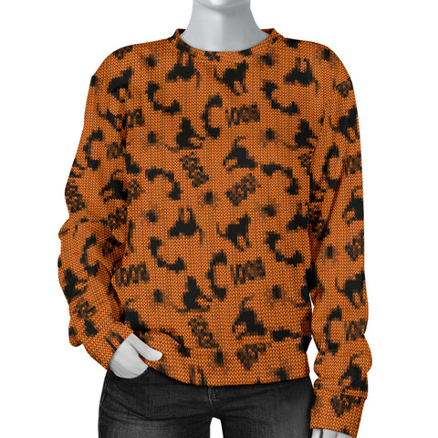 Custom Made Printed Designs Women's Trick or Treat (7) Sweater