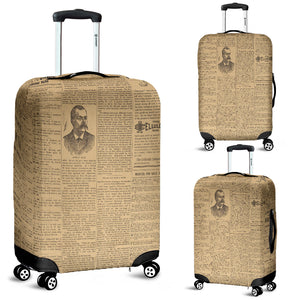 Ann Arbor Old Newspaper Luggage Cover