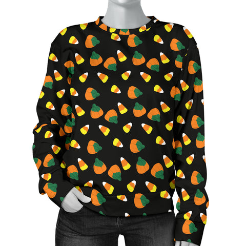 Custom Made Printed Designs Women's (T5) Sweater Halloween