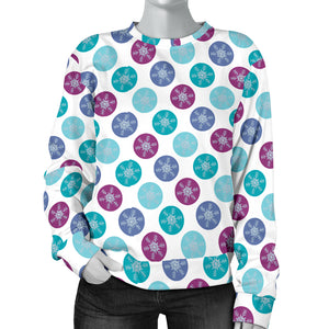 Custom Made Printed Designs Women's (S2) Sweater Snow Queen