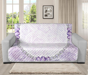 70'' Futon Sofa Protector Premium Polyster Fabric Custom Design Lady Butterfly 02