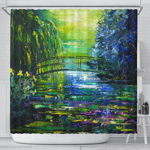 After Monet Shower Curtain - STUDIO 11 COUTURE