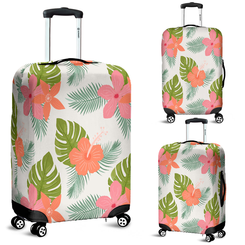 Tropical Flower 2 Luggage Cover - STUDIO 11 COUTURE