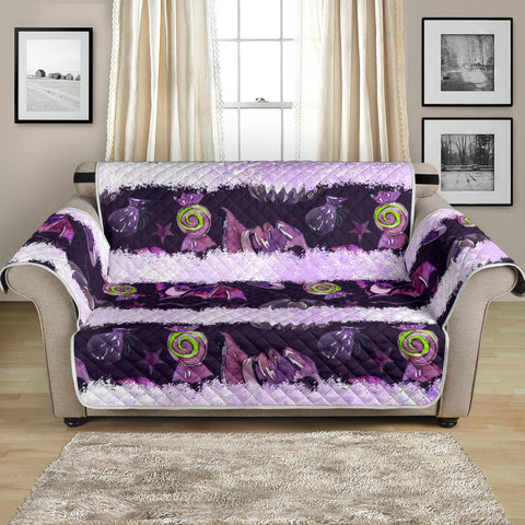 54'' Futon Sofa Protector Premium Polyster Fabric Custom Design Witch 05